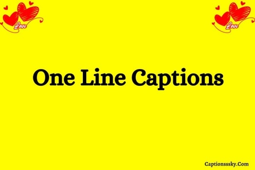 One Line Captions