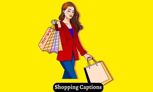 Shopping Captions