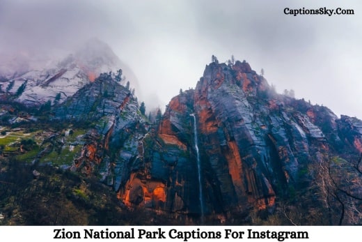 Zion National Park Captions