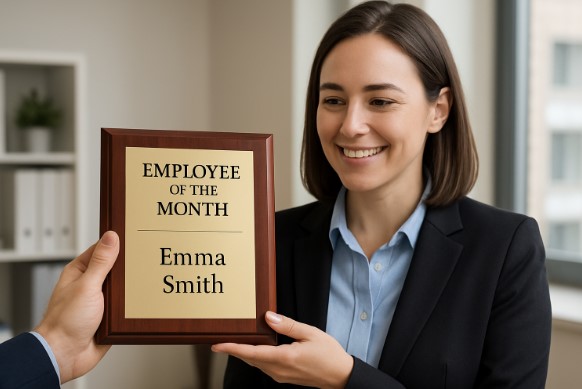 Why Custom Plaques Make the Best Employee Recognition Awards